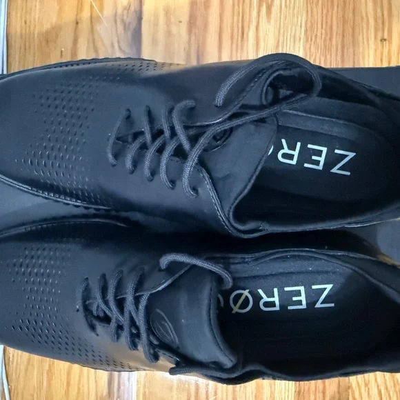 Cole Haan 2 ZeroGrand LSR Wing Black Leather Shoes Size 9M - Picture 3 of 5